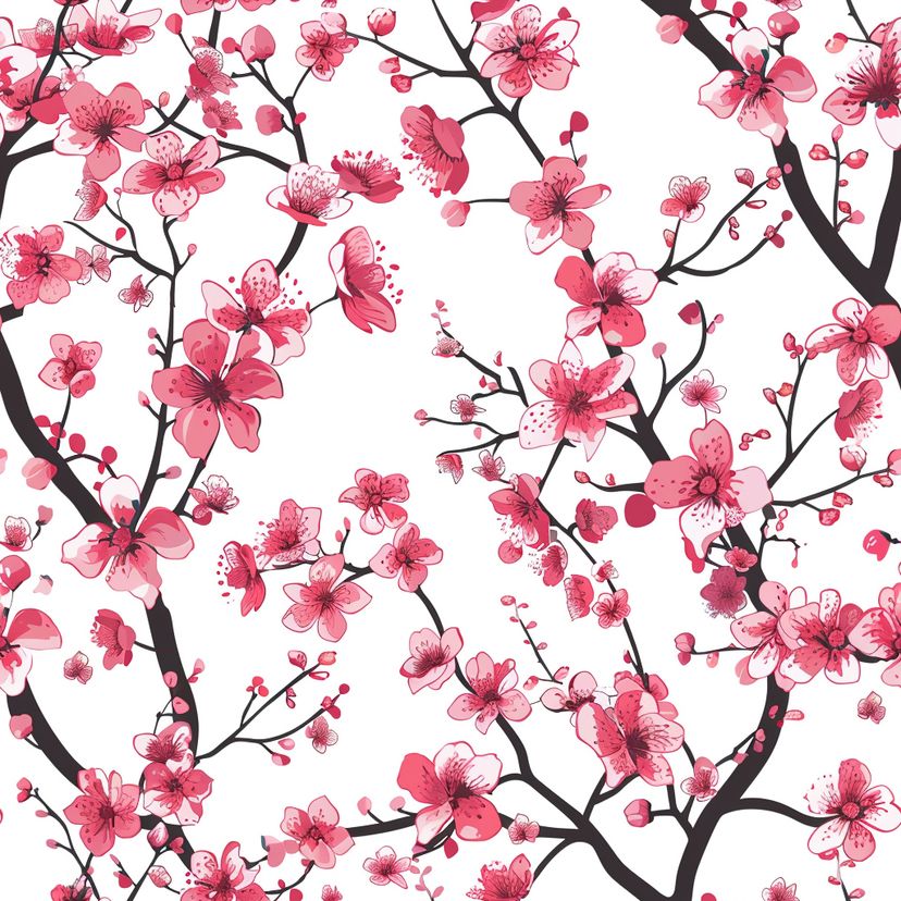 Cherry Blossom Pattern