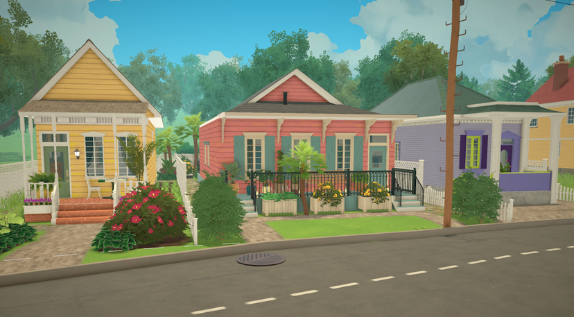 Shotgun house row of 3
