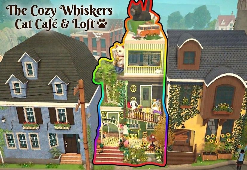 🐾 The Cozy Whiskers Cat Café & Loft 🐾