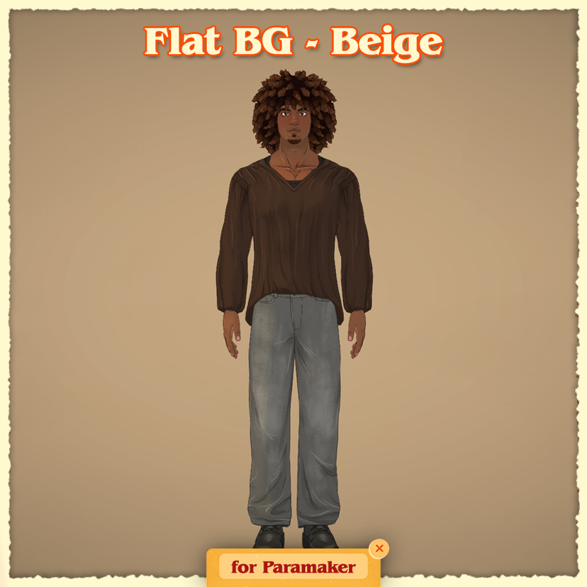 [vyx] PAM BG - Flat Beige