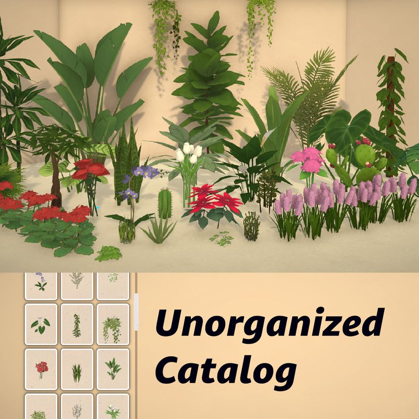 Plants Variant 1 Unorganized Catalog