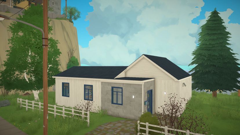 Small house by the sea
