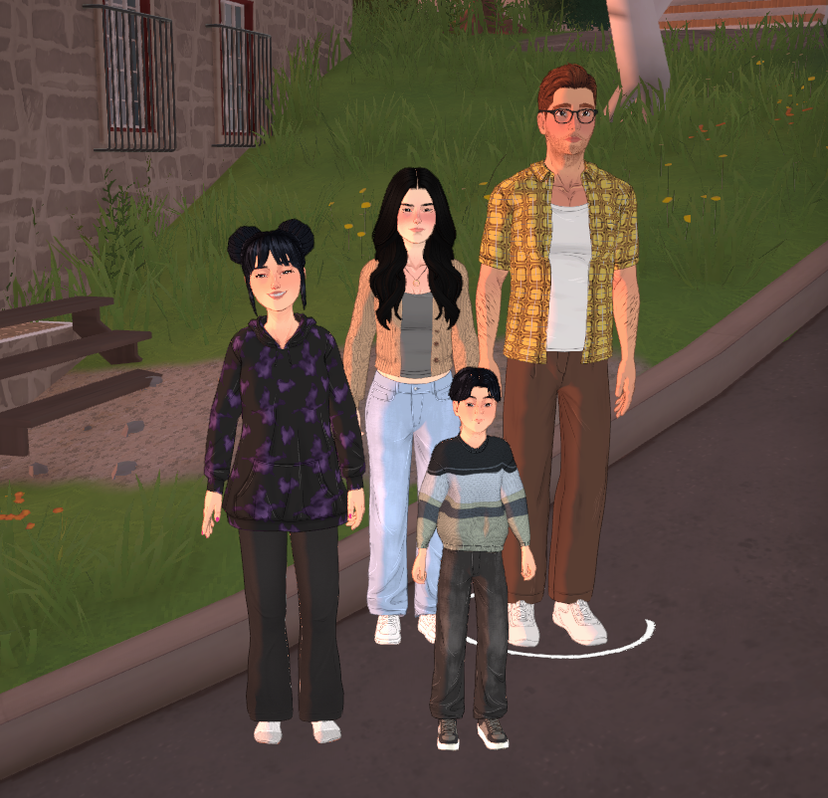 Neil, Min, Patrick, and Mei Goldman