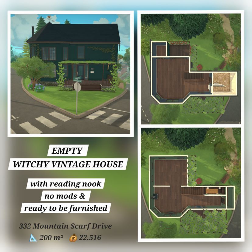 [FlaviaForesta] Empty Witchy Vintage House