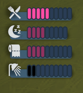 Black Pink Needs UI