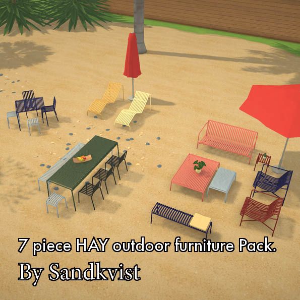 HAY Palissade Patio / Outdoor Furniture Pack