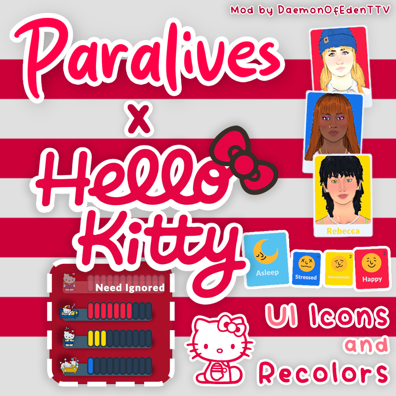 Hello Kitty Classic UI Icons and Recolors