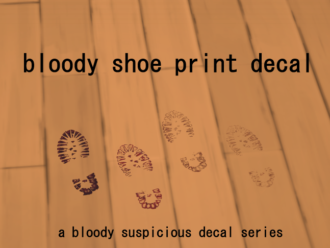 Bloody Shoe Prints