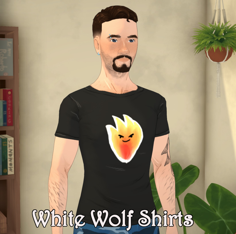 Flame Shirt - Custom Shirt Decal