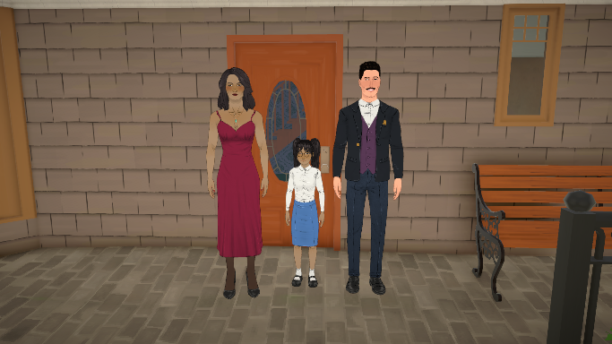 The Goth Household (Sims 1)