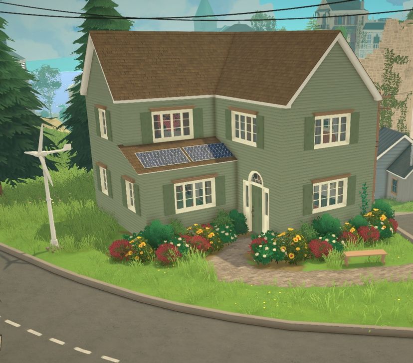 A two-bedroom, two bathroom home