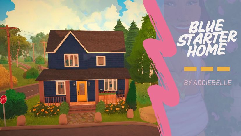 Blue Starter Home