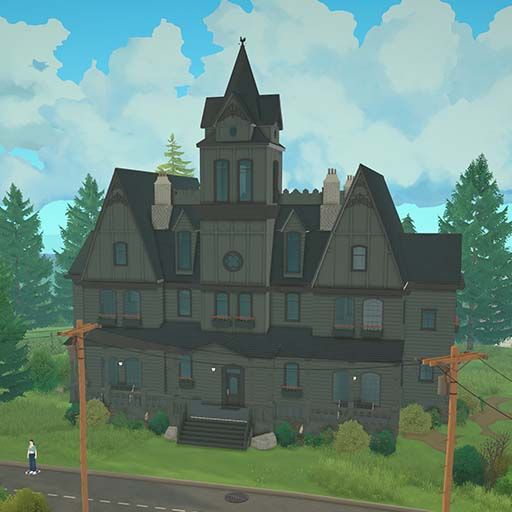 Haunted Victorian Mansion (Exterior Only)