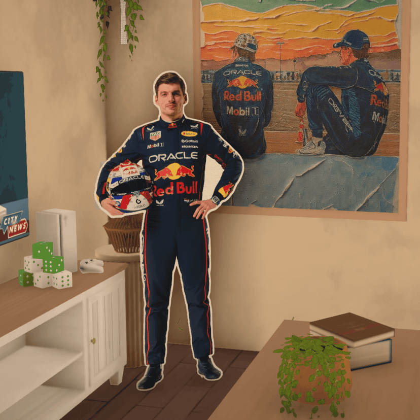 Max Verstappen Cardboard Cutout (F1)