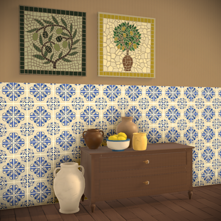 Mediterranean decor set