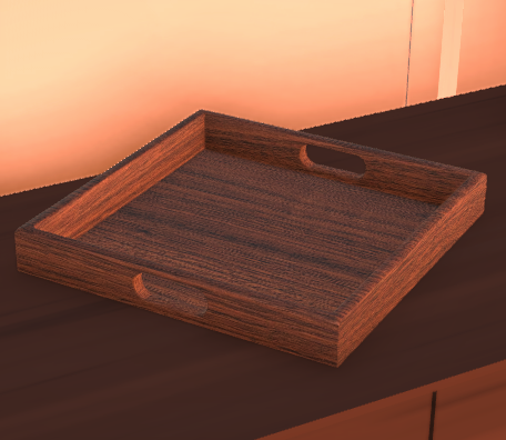 Walnut tray