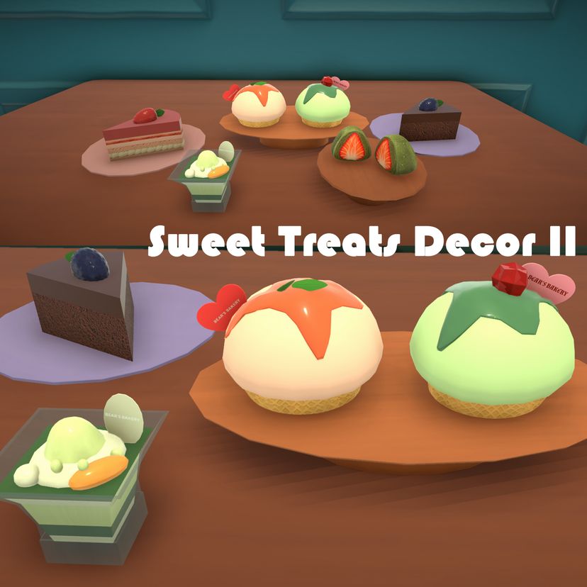 [Bear] Sweet Treats Decor II