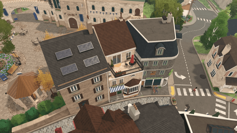 Antique shop with above apartment