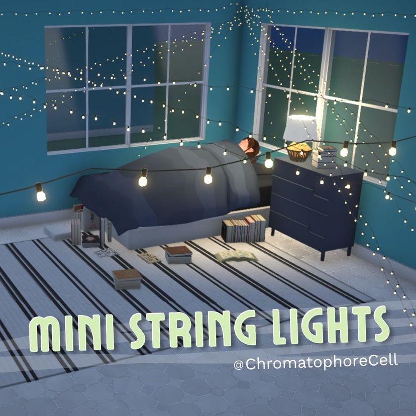 Mini String Lights - Resizable [ChromatophoreCell]