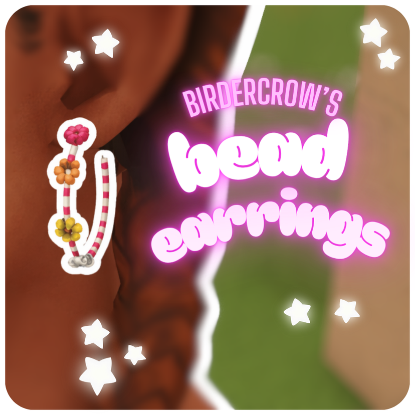 [birdercrow] Bead Earrings