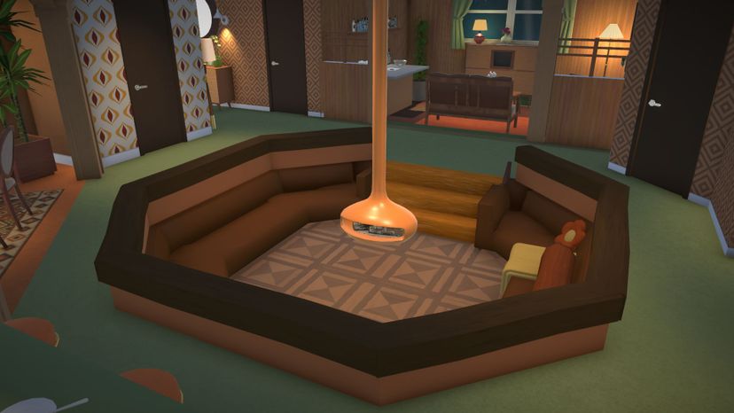 70s house with a central grooving area