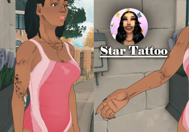 {Simaliyah} Star Tattoo