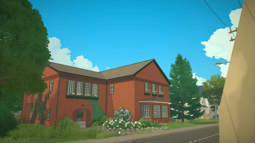 Brick Townhouse with Garden Pergola