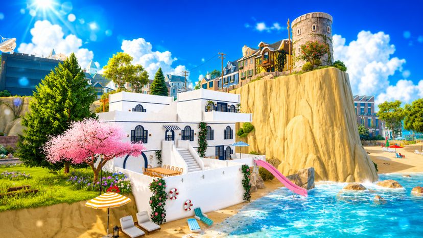Mediterranean Seaside House | Coastal Dream Home