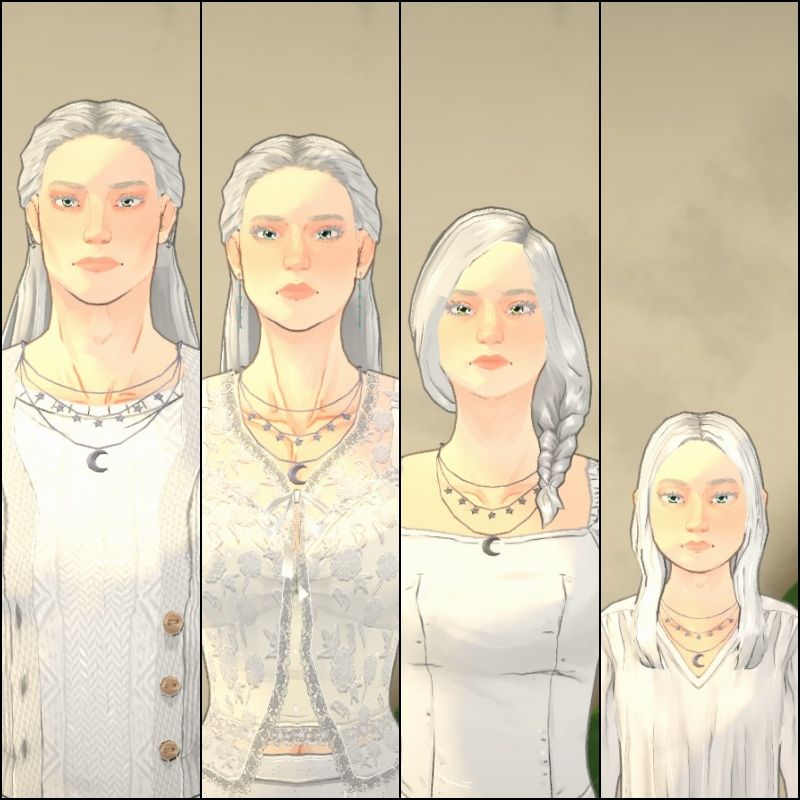 Base Moon Elf Family (No Mod)