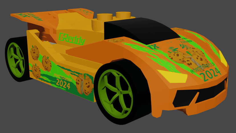Deco Tiny Turbos car - Fire Swordtail collection