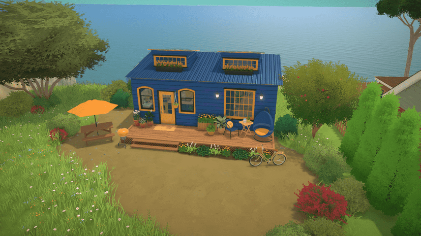 Blue Tiny House