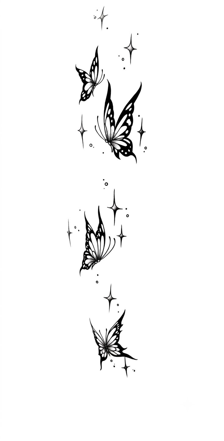 Butterflies tattoo