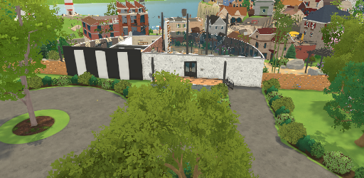 Modern Half-Circle home