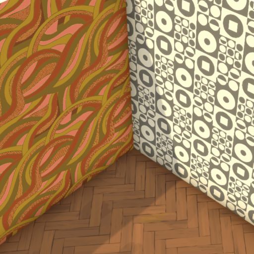 Midcentury Recolorable Wallpapers