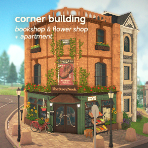 Corner Building with Apartment [pujipop ♡]