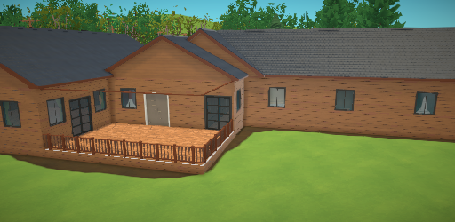 Deluxe Wood House empty