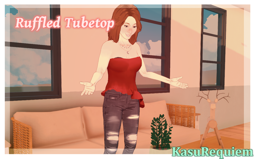 + KasuRequiem + Ruffled Tubetop