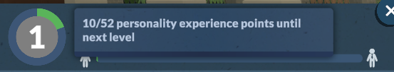 Slower Personality Level-Ups