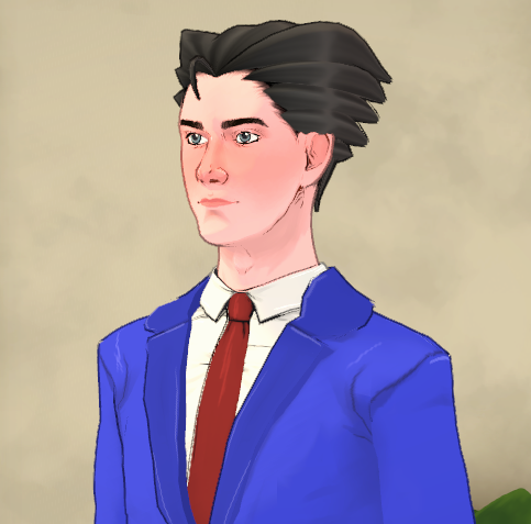 Naruhodo Ryuichi成步堂龙一hair