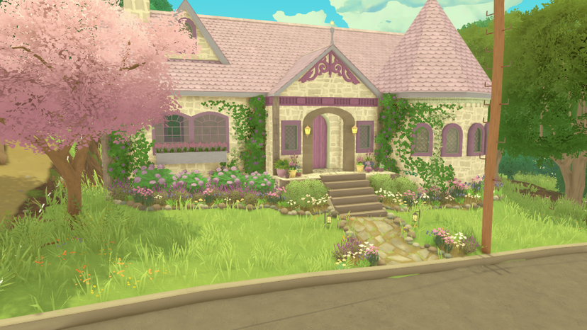 Purple Cottage Shell