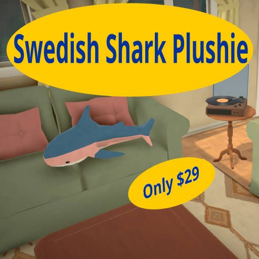Swedish Shark Plushie