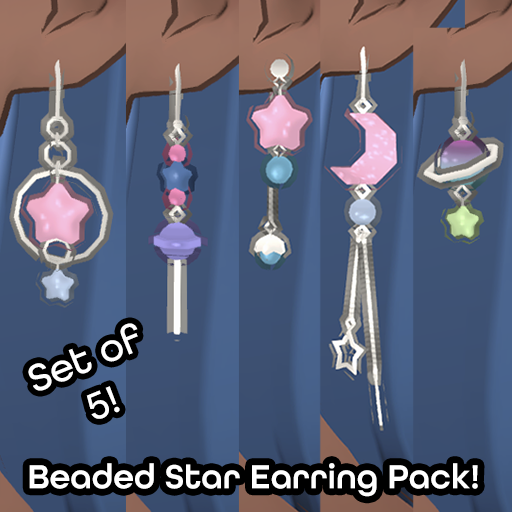 Beaded Star Earring Pack