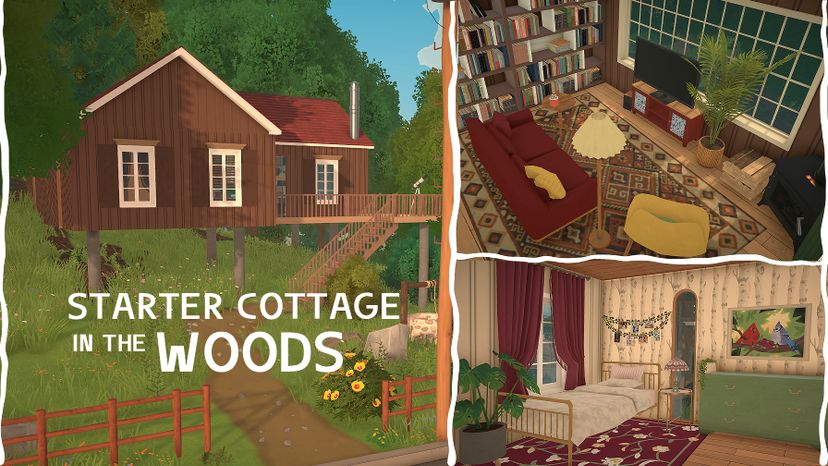 Starter cottage in the woods