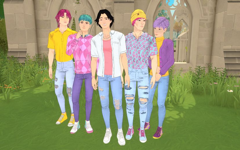 The Saja Boys from KPop Demon Hunters