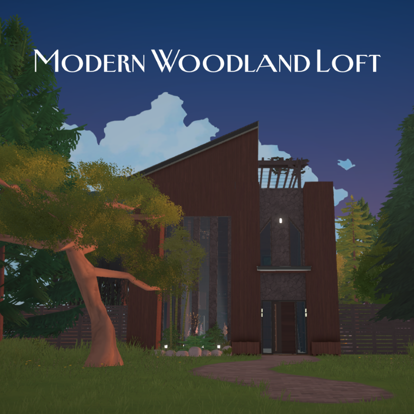 Modern Woodland Loft (1br 1.5ba, unfurnished)