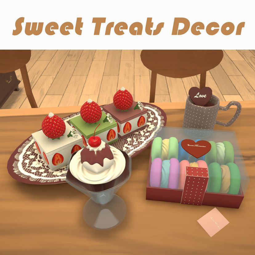 [Bear] Sweet Treats Decor
