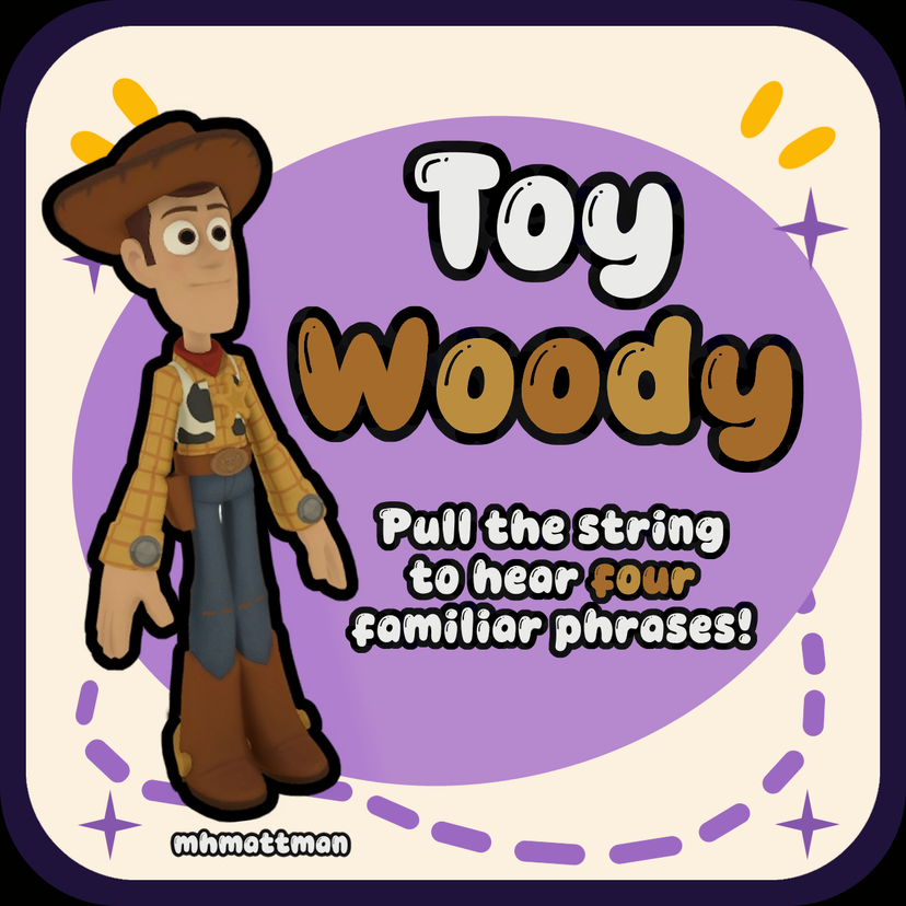 Toy Woody - Interactive Sheriff Woody from Toy Story