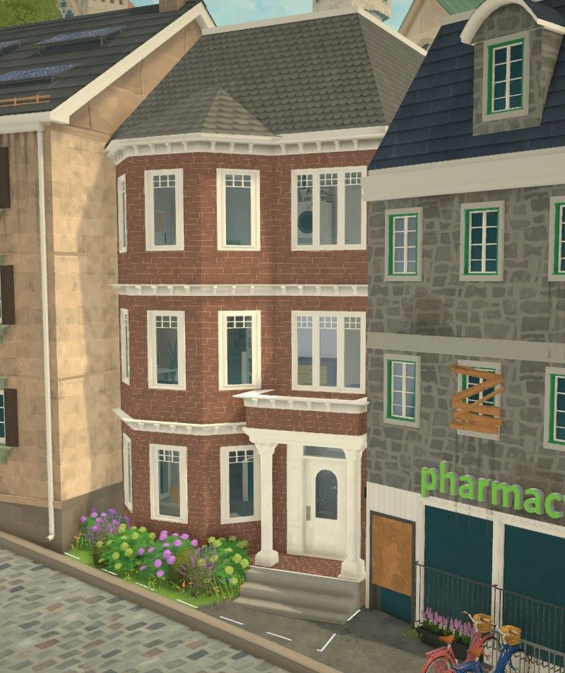 Red Brick Victorian Townhouse <37k