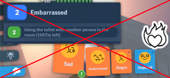 Disable Embarrassed Emotion Using Toilet in Room With Partner