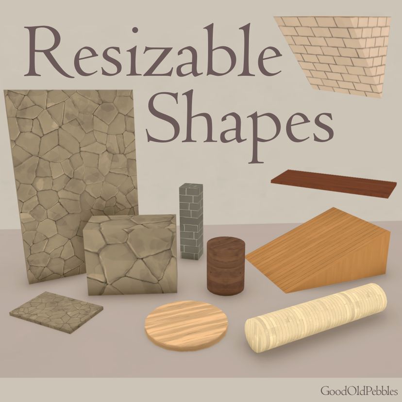 [Pebbles] Resizable Shapes WIP